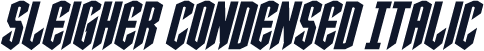 Sleigher Condensed Italic
