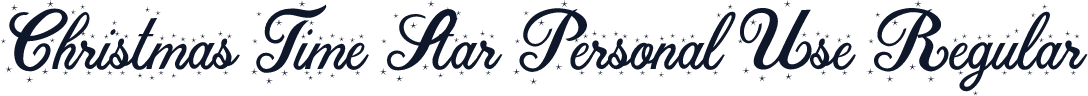 Christmas Time Star Personal Use Regular