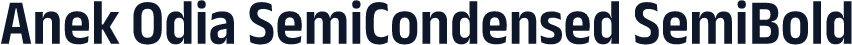 Anek Odia SemiCondensed SemiBold