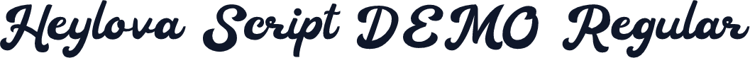 Heylova Script DEMO Regular