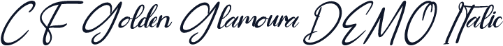 CF Golden Glamoura DEMO Italic