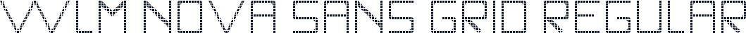 WLM Nova Sans Grid Regular
