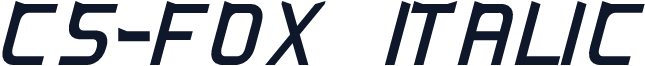 CS-Fox Italic