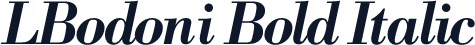LBodoni Bold Italic