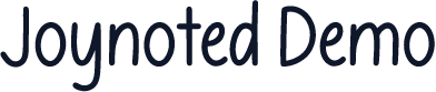 Joynoted Demo