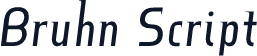 Bruhn Script