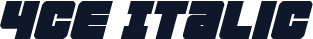 4ce Italic