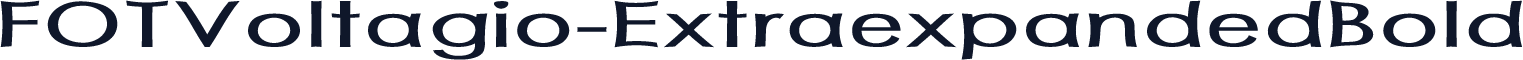 FOTVoltagio-ExtraexpandedBold