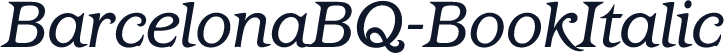 BarcelonaBQ-BookItalic
