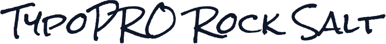 TypoPRO Rock Salt