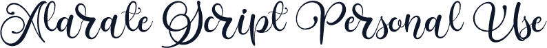 Alarate Script Personal Use
