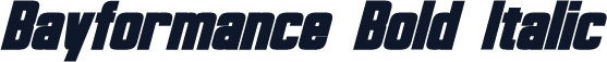 Bayformance Bold Italic