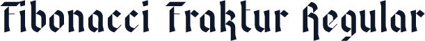 Fibonacci Fraktur Regular