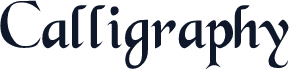Calligraphy