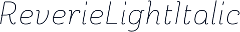 ReverieLightItalic