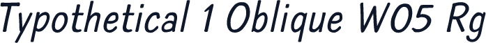 Typothetical 1 Oblique W05 Rg