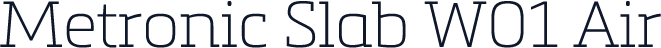 Metronic Slab W01 Air