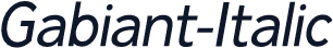 Gabiant-Italic