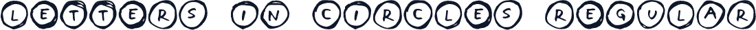 Letters in Circles Regular