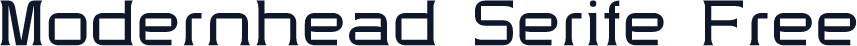 Modernhead Serife Free