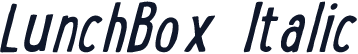 LunchBox-Italic