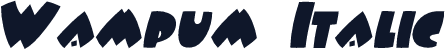 Wampum  Italic