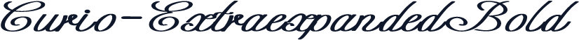Curio-ExtraexpandedBold