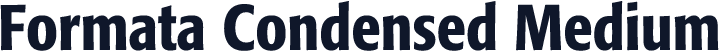 Formata Condensed Medium