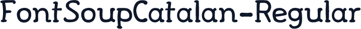 FontSoupCatalan-Regular