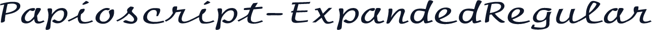 Papioscript-ExpandedRegular