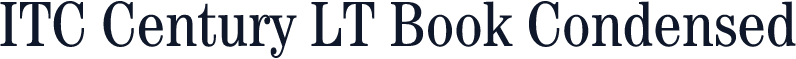 ITC Century LT Book Condensed