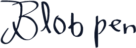 Blob pen