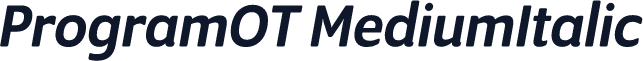 ProgramOT MediumItalic