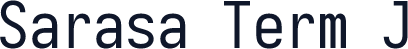 Sarasa Term J