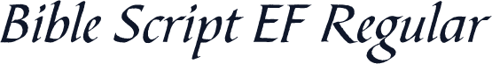 Bible Script EF Regular