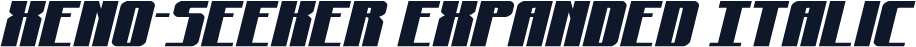 Xeno-Seeker Expanded Italic