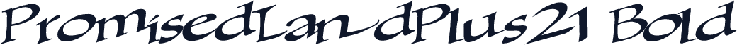 PromisedLandPlus21 Bold