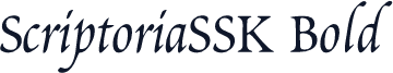ScriptoriaSSK Bold