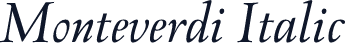 Monteverdi Italic