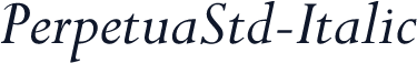 PerpetuaStd-Italic