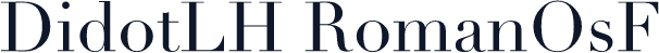 DidotLH RomanOsF