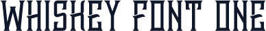 Whiskey Font One