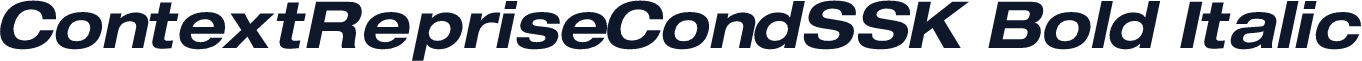 ContextRepriseCondSSK Bold Italic