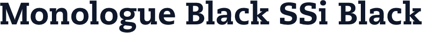 Monologue Black SSi Black