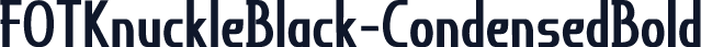 FOTKnuckleBlack-CondensedBold