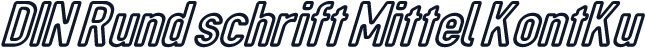 DIN Rund schrift Mittel KontKu