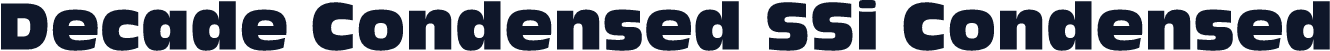 Decade Condensed SSi Condensed