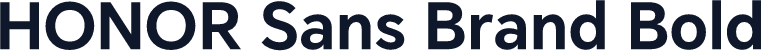 HONOR Sans Brand Bold