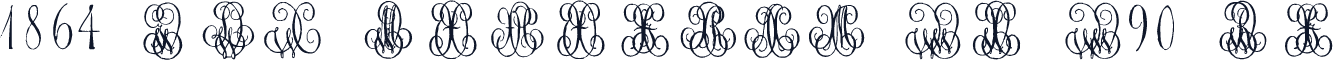 1864 GLC Monogram WX W90 Rg