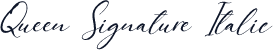 Queen Signature Italic